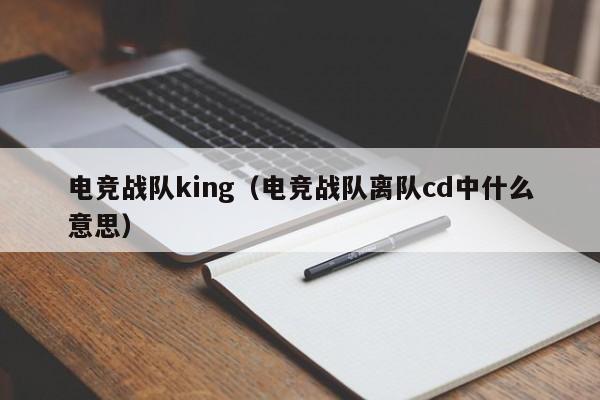 电竞战队king（电竞战队离队cd中什么意思）