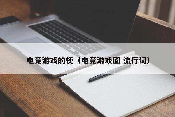 电竞游戏的梗（电竞游戏圈 流行词）