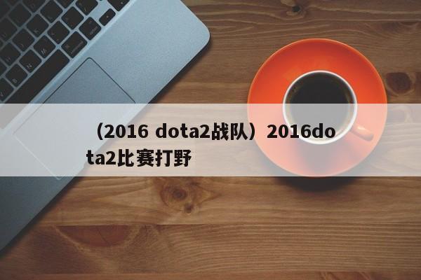 （2016 dota2战队）2016dota2比赛打野